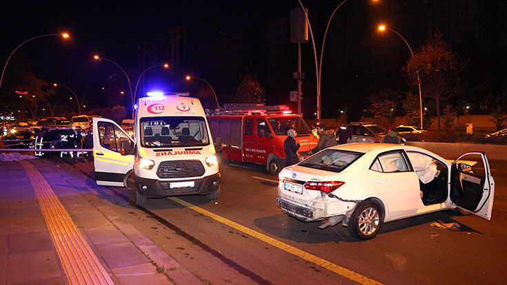 Ankara'da trafik kazası: 2 ölü