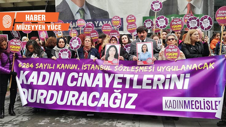 Ankara'da kadınlardan polis kordonu altında açıklama