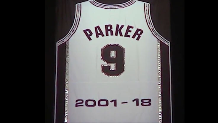 San Antonio Spurs Tony Parker'ın formasını emekli etti