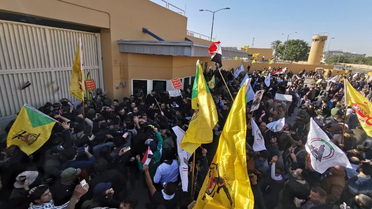 Bağdat'taki elçilik baskını: Trump İran'ı suçladı