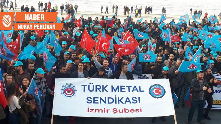 Türk Metal Sendikası'ndan MESS'e toplu sözleşme protestosu