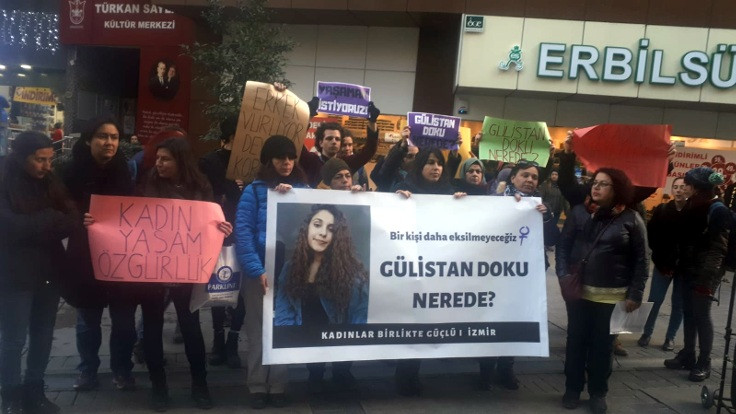 İzmir’de Gülistan Doku eylemi: Etkin bir soruşturma yürütülmüyor