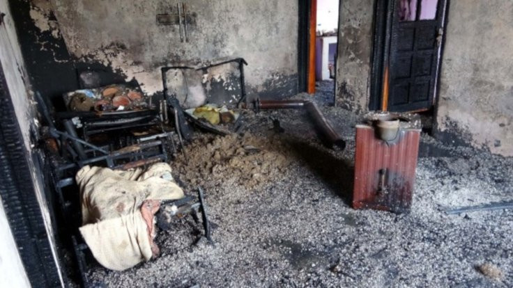 Van'da yangın: İki çocuk öldü