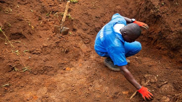 Burundi’de altı toplu mezarda, 6 binden fazla ceset bulundu