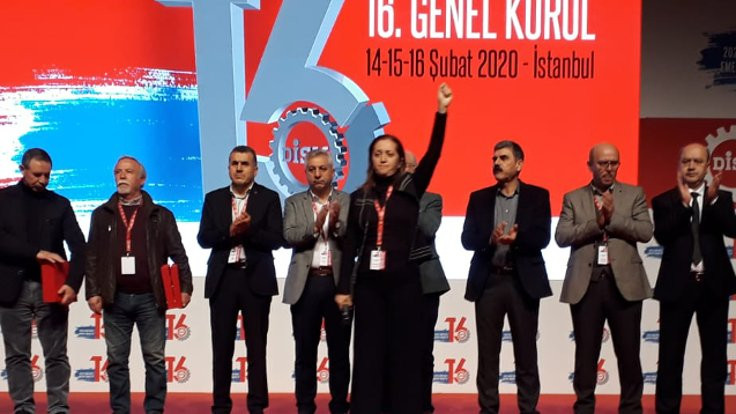 Arzu Çerkezoğlu yeniden DİSK Genel Başkanı
