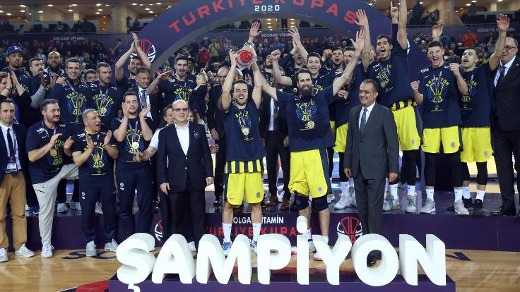 Kupa şampiyonu Fenerbahçe Beko