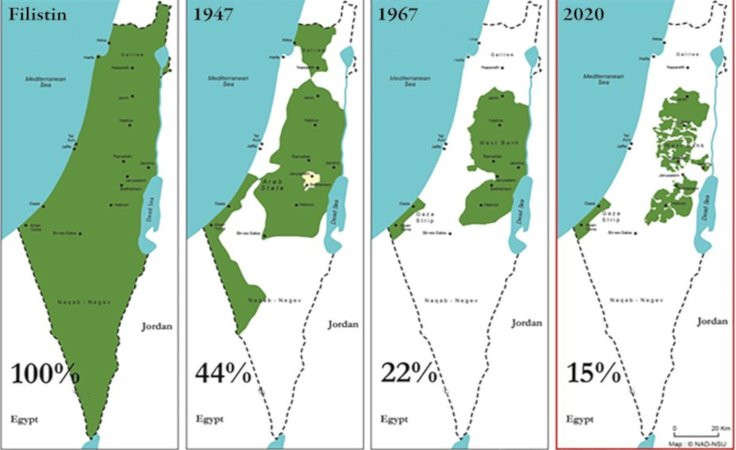 Haritalarla Trump’ın Filistin’i yok etme planı