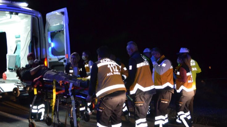 Konya'da kaza: 14 yaralı