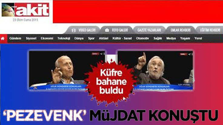 AYM, Akit'in 'pezevenk' sözünü eleştiri saydı