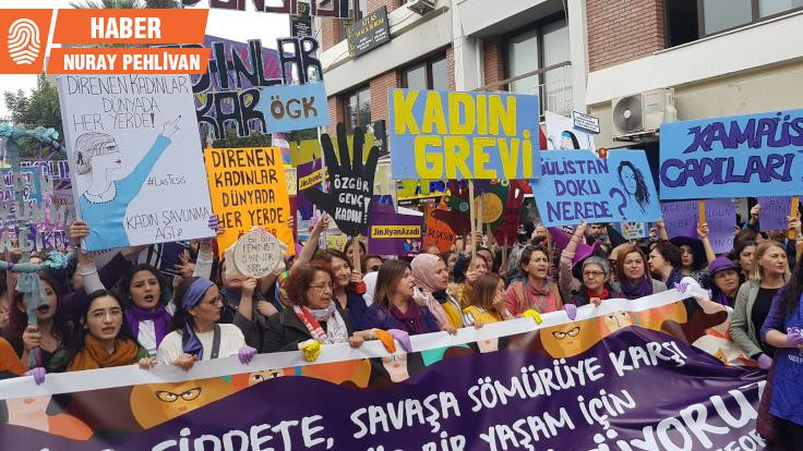 İzmirli kadınlar: Ülkede demokrasi, bölgede barış istiyoruz