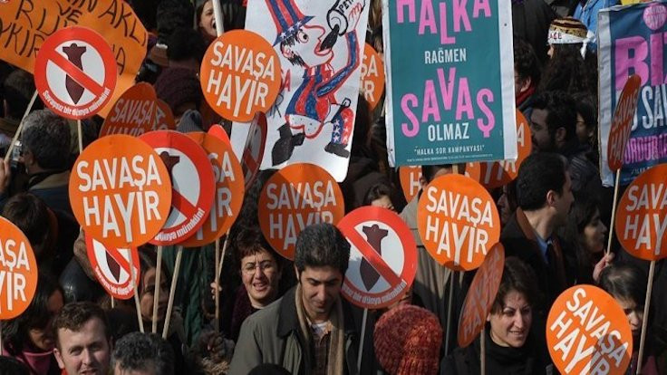 İstanbul'da 'Savaşa hayır' demek yasak