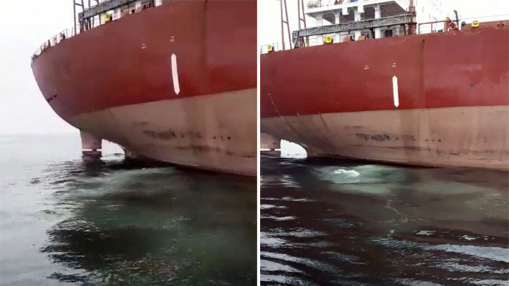 İstanbul'da denizi kirleten gemiye 2 milyon lira ceza