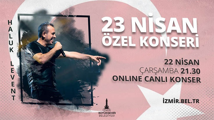 Haluk Levent'ten İzmir Körfezi'nde gemiden 23 Nisan konseri