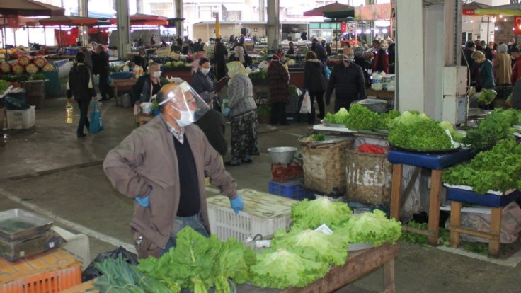 Zonguldak'ta pazar kurma yasağı kalktı