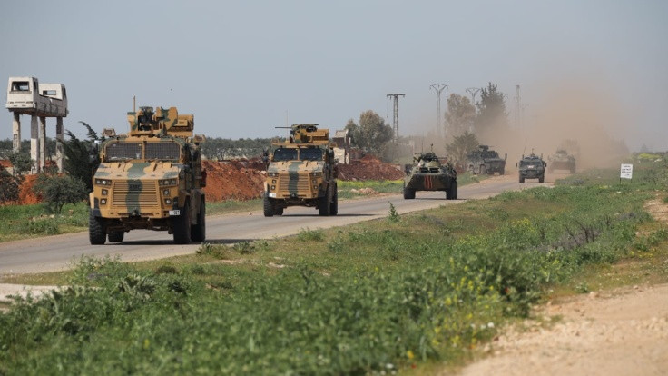 'Rus askerleri Türk konvoyunu dezenfekte etti'