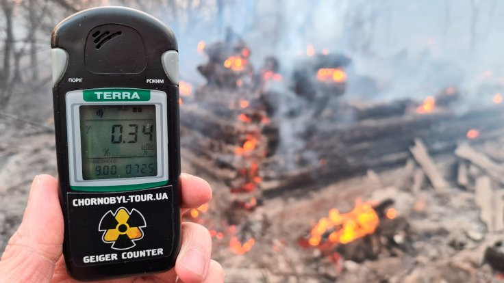Çernobil'de yangın radyasyonu 16.5 kat arttırdı