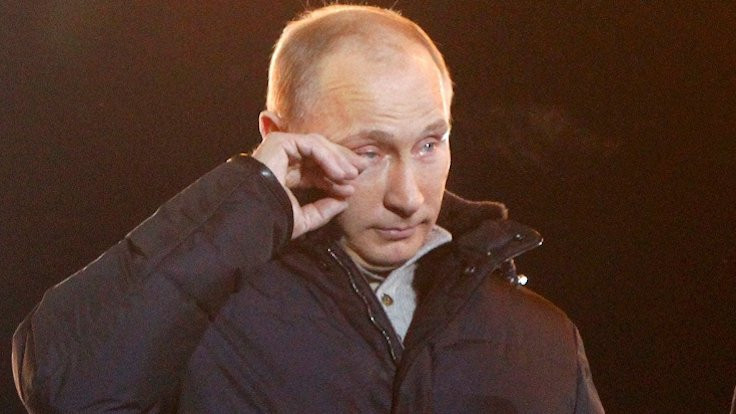 Putin'i 'gözyaşlarına boğan' tablo
