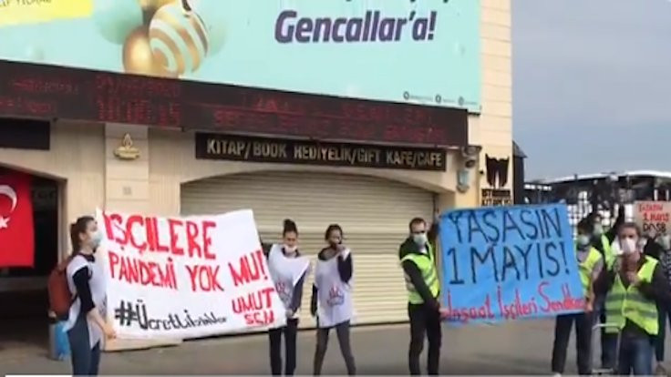 İşçilere Kadıköy'de müdahale edildi