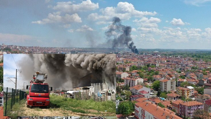 Tekzen'in Edirne deposunda yangın