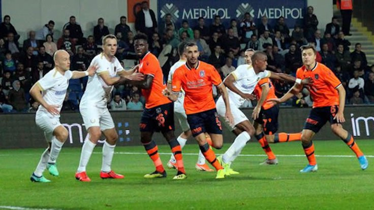 Başakşehir Ankara'da kaybetmedi: 2-1