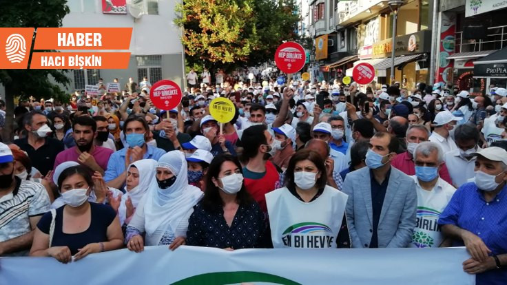 HDP yürüyüşü İstanbul'da: Toplumsal muhalefeti birleştirmek için yürüyoruz