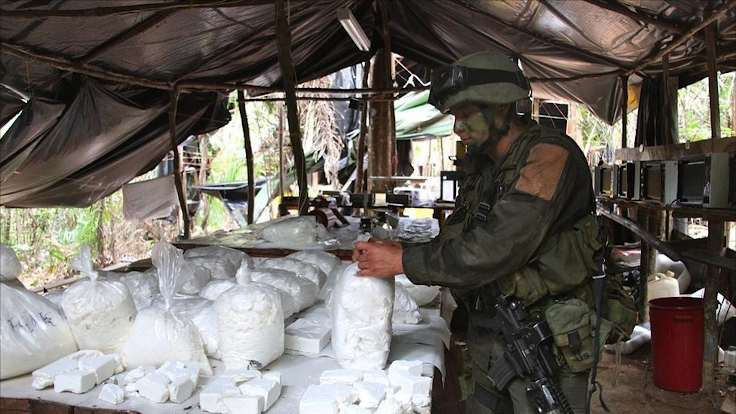 Kolombiya polisi Türkiye'ye gönderilecek 5 ton kokain ele geçirdi