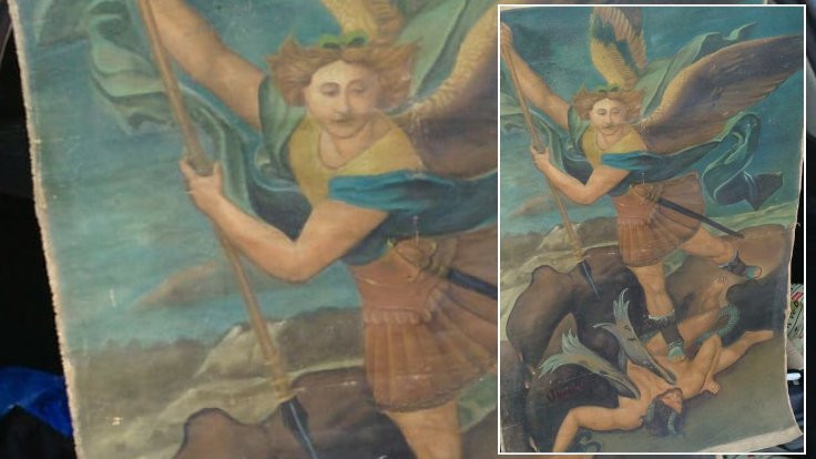 Sahte Rafael tablosuna 2 gözaltı