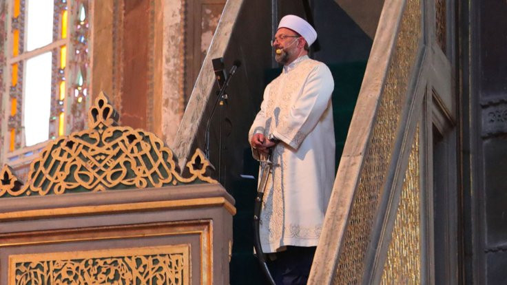Erbaş'tan dini liderlere Ayasofya mektubu