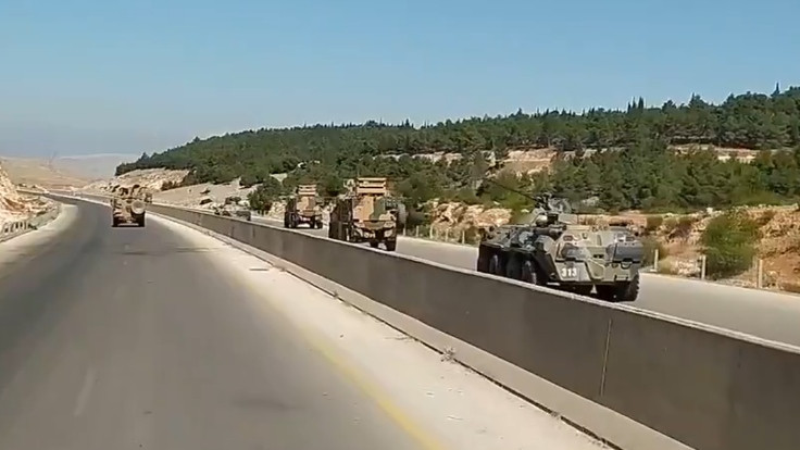 İdlib'de ilk kez M4 karayolunun tamamında devriye yapıldı