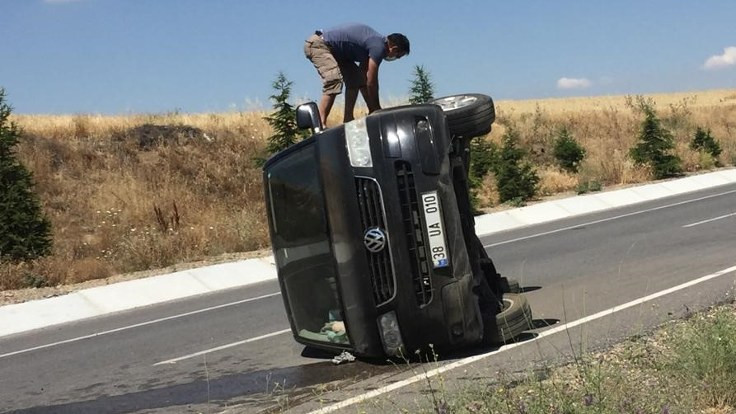 Kırıkkale'de kaza: 5 yaralı