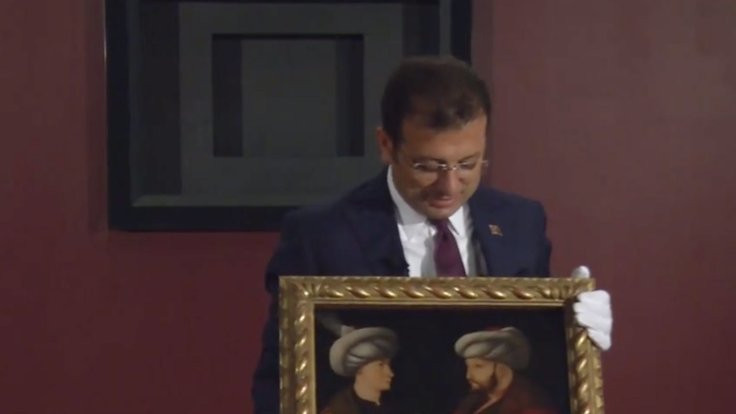 Fatih Sultan Mehmet portresi sergilenmeye başlıyor