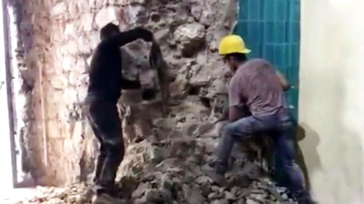İBB belgeleri: Galata Kulesi'nde hilti ile yıkım yapılırken izinli proje yoktu