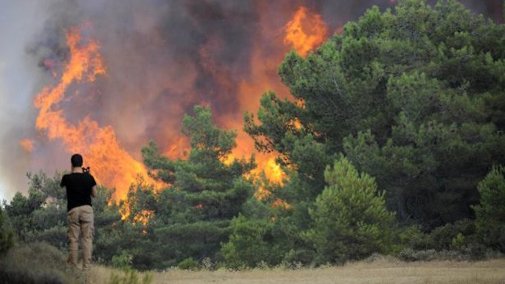 İstanbul'da Aydos Ormanı'nda yangın