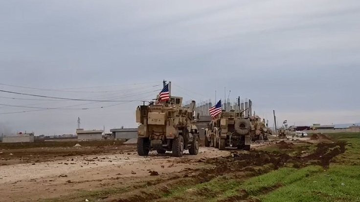 ABD Kamışlı'da Suriye askerlerini vurdu