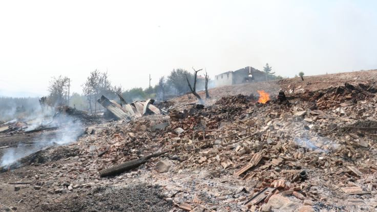 Kastamonu'da orman yangını nedeniyle 4 köy daha tahliye edilebilir