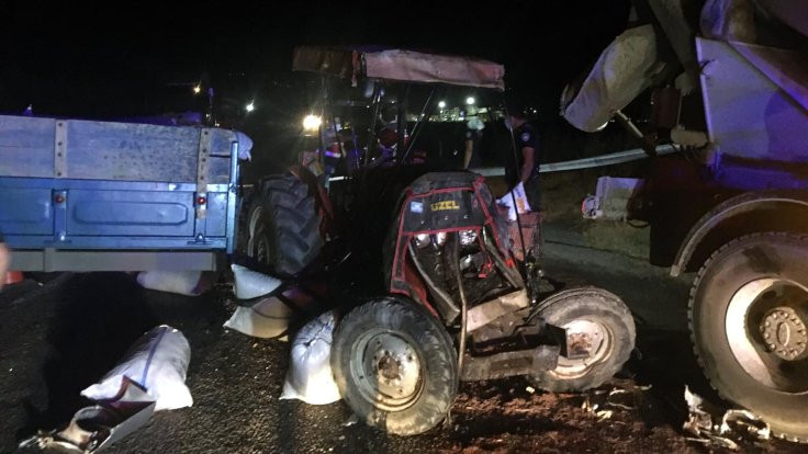Çaldığı traktörle kaza yapan kişi öldü