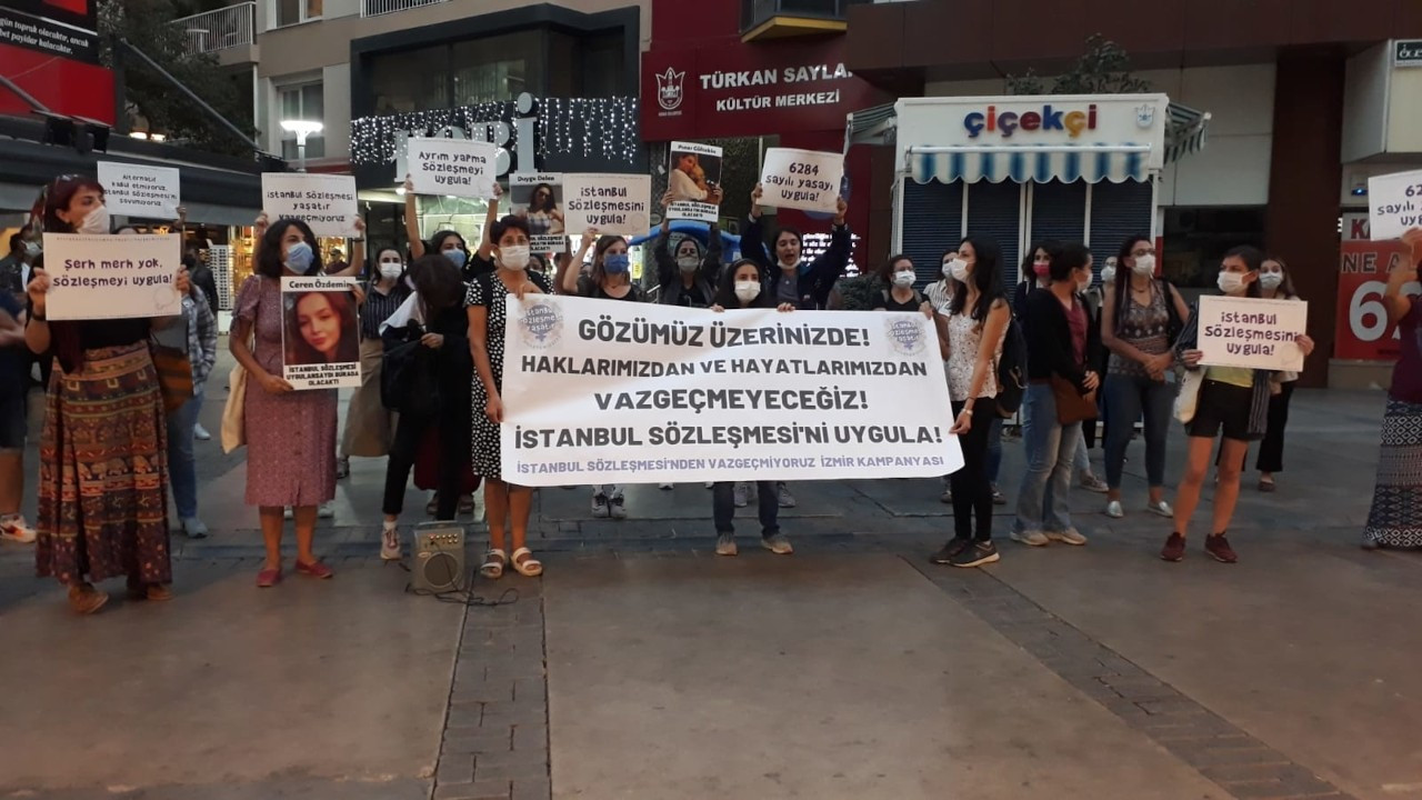 İzmirli kadınlar: İstanbul Sözleşmesi için takipteyiz