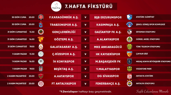Süper Lig'de 5., 6., 7. ve 8. haftanın programı açıklandı - Sayfa 4