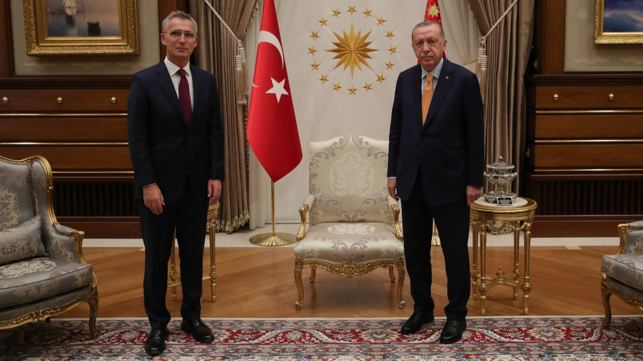 Cumhurbaşkanı Erdoğan, NATO Genel Sekreteri Stoltenberg'le görüştü