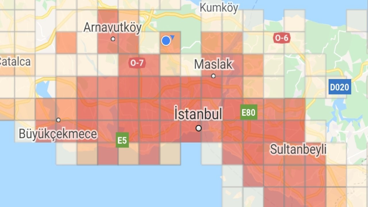 İstanbul haritası 7 günde değişti