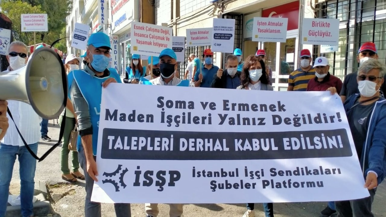 Maden işçilerine İstanbul'dan destek
