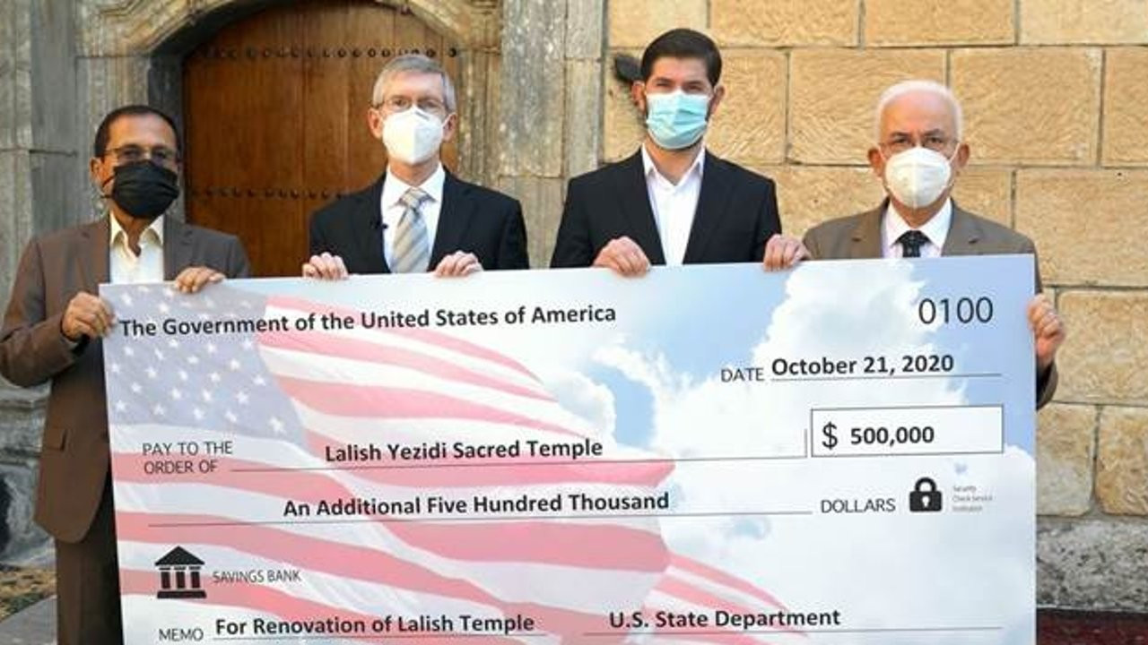 ABD’den Laleş Tapınağı'na 500 bin dolar bağış