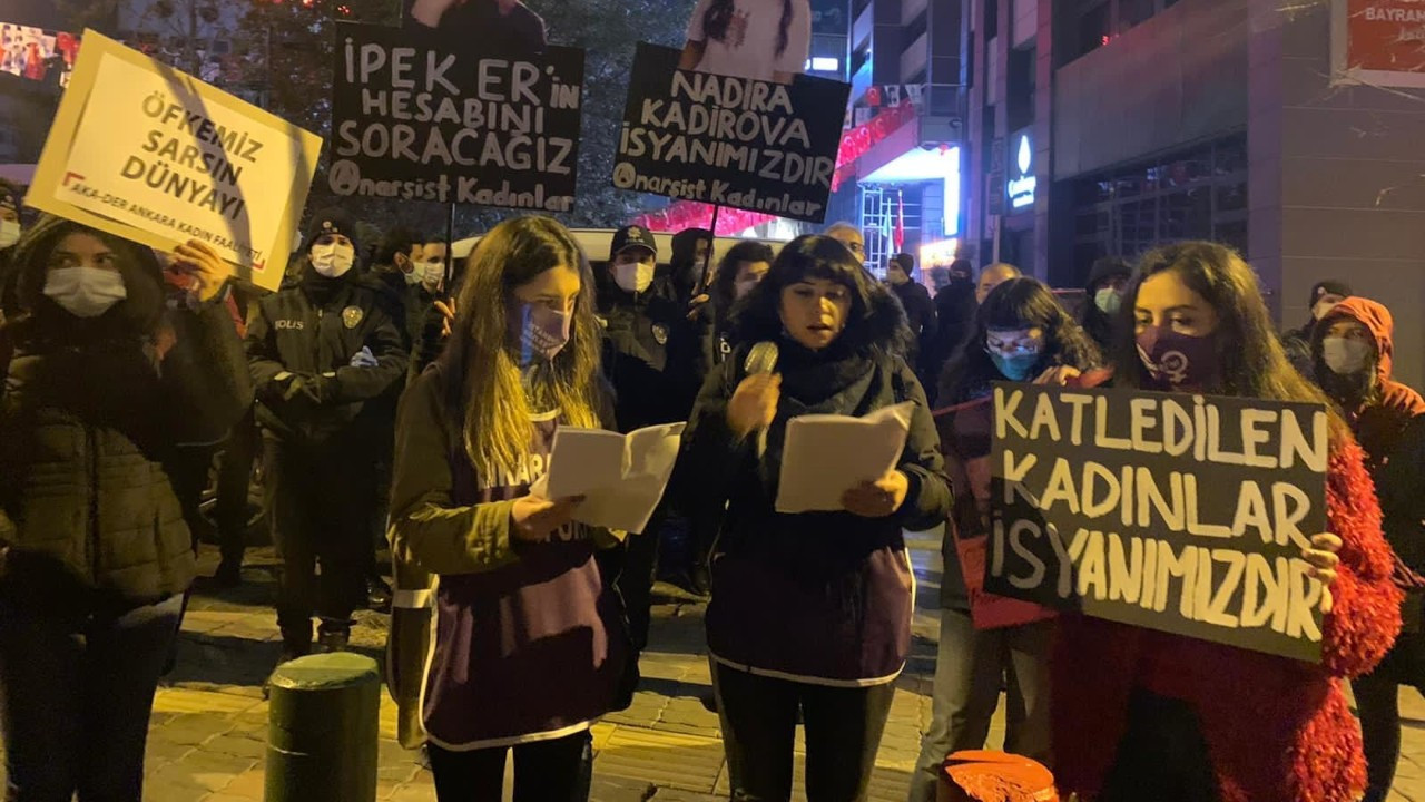 Kadınlar Ankara’da seslendi: İstanbul Sözleşmesi’ni uygulatacağız