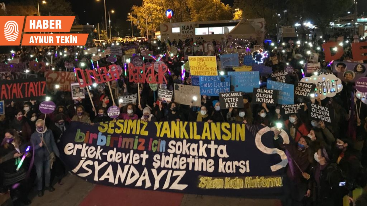 Kadıköy’de 25 Kasım eylemi: Katledilen kadınların mücadelesini devraldık