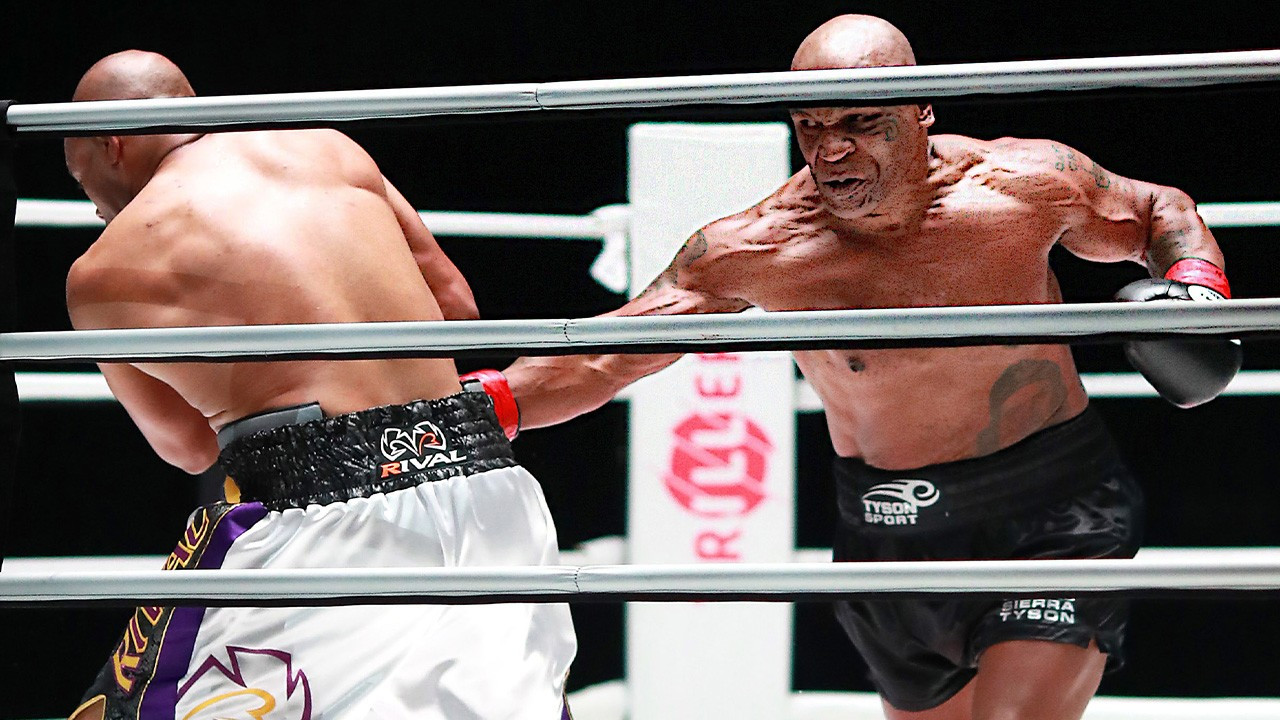 Mike Tyson 15 yıl aradan sonra dövüştü: Maç berabere bitti