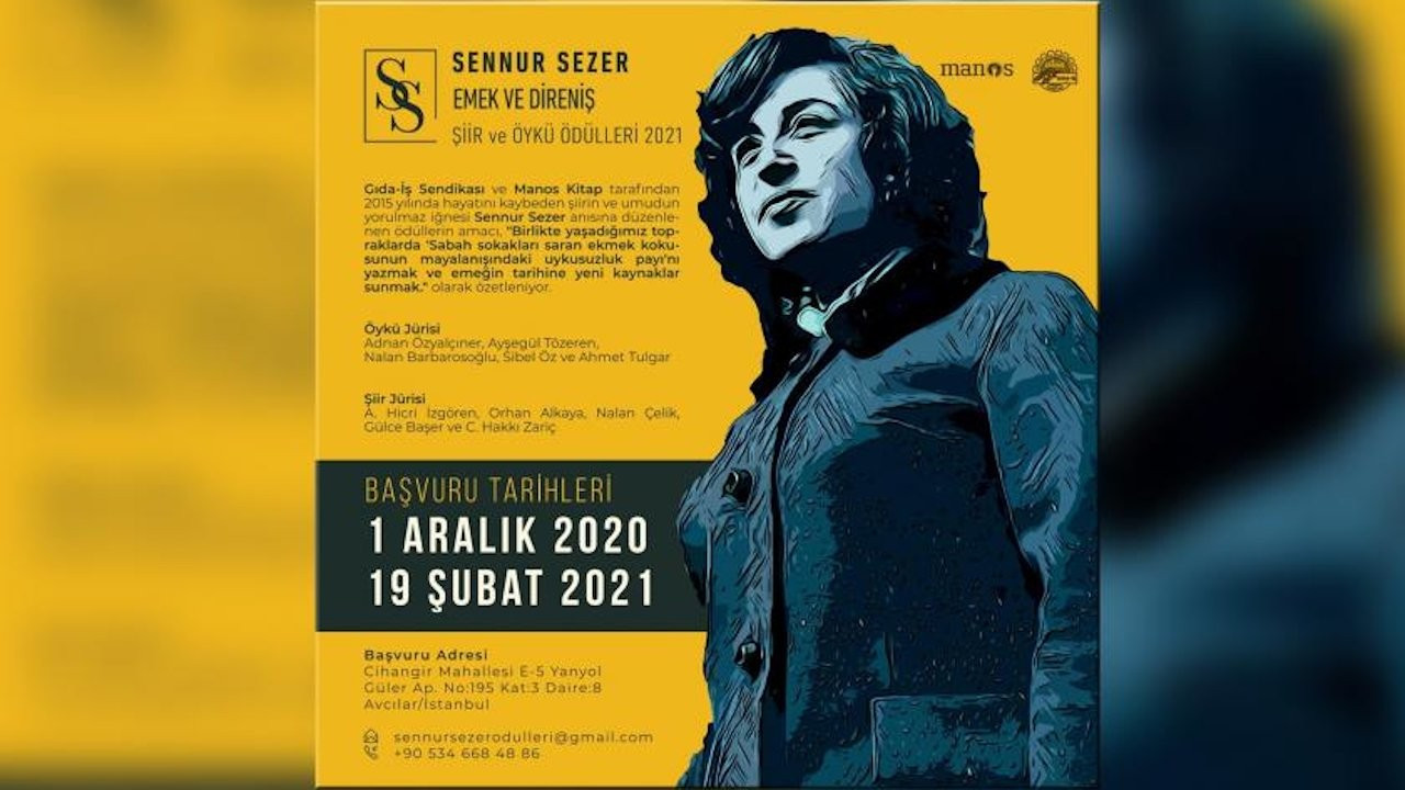 'Sennur Sezer Emek-Direniş Şiir ve Öykü Ödülleri' için başvurular başladı