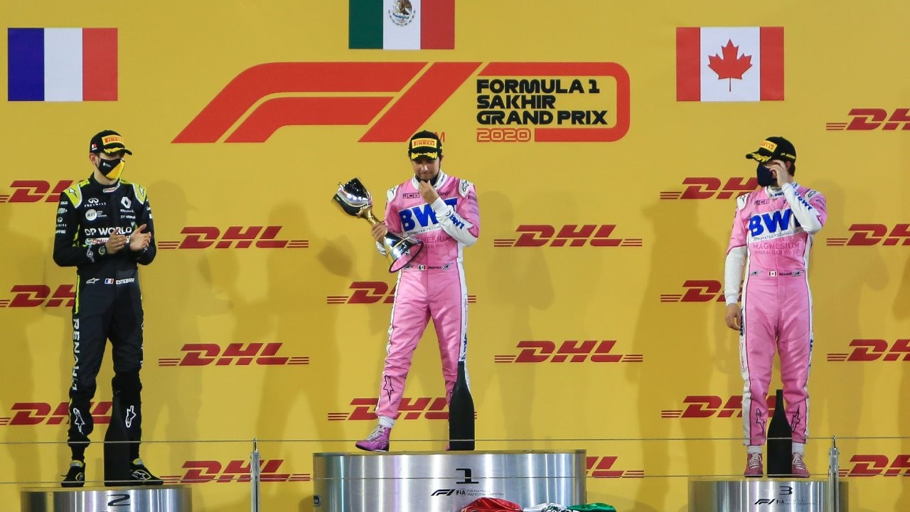 Sergio Perez, Sakhir Grand Prix'sinde ilk F1 birinciliğini kazandı