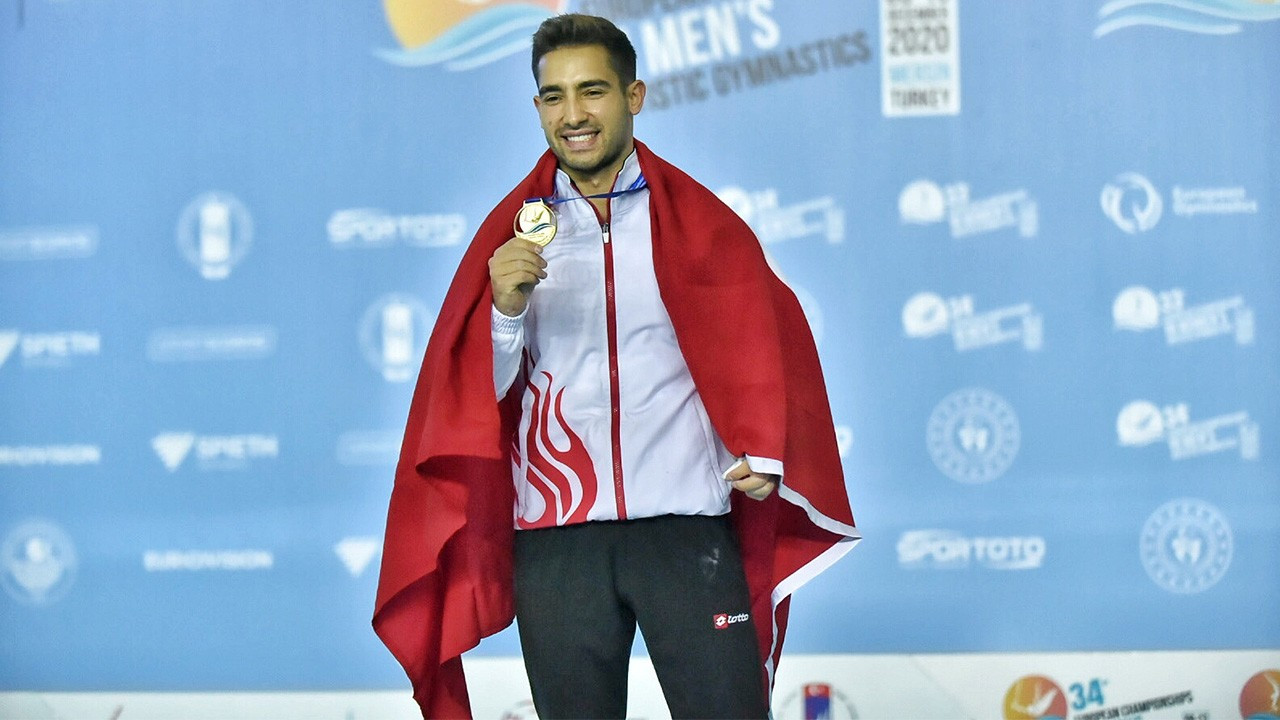 İbrahim Çolak cimnastikte Avrupa Şampiyonu