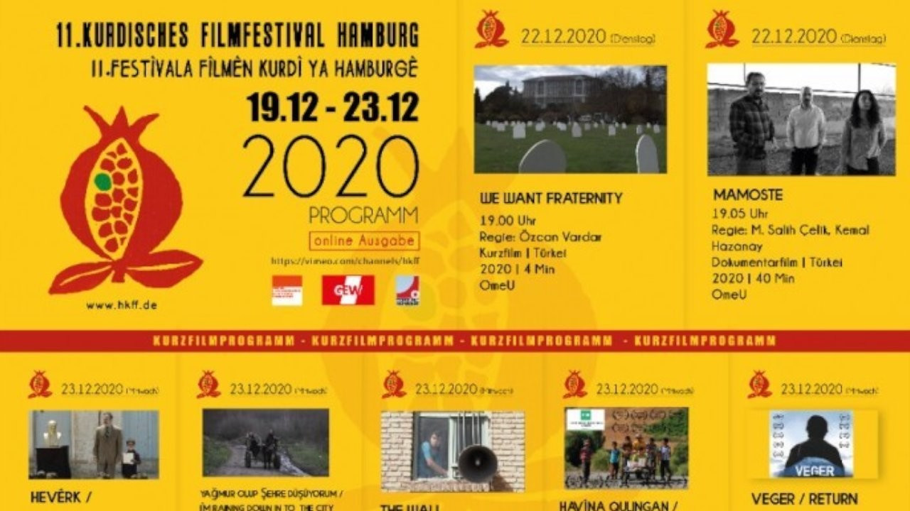 11. Hamburg Kürt Film Festivali çevrimiçi yapılacak