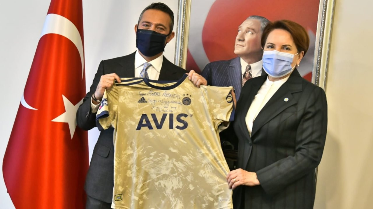 Fenerbahçe Başkanı Ali Koç, İYİ Parti lideri Akşener'i ziyaret etti